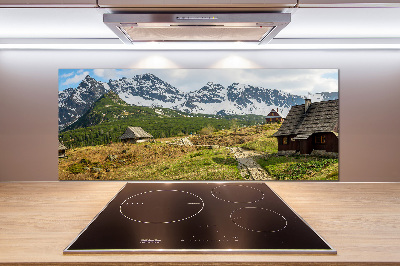 Salpicadero de cocina Pastos de los montes Tatra