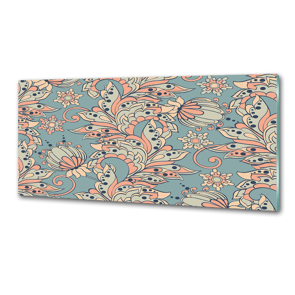 Panel do kuchni Kwiaty etniczne