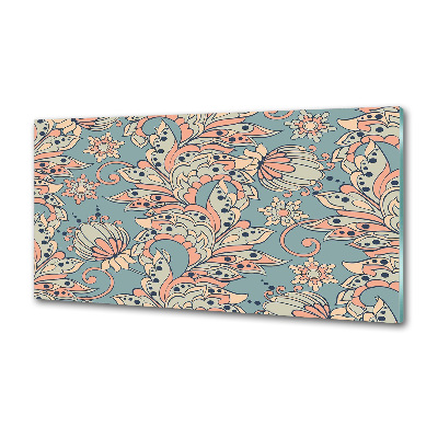 Panel antisalpicaduras flores étnicas