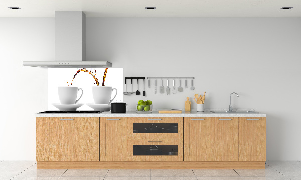 Panel do kuchni Lejąca się kawa