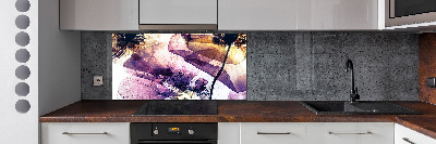 Panel antisalpicaduras Amapolas secas