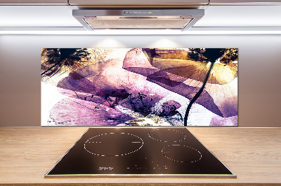 Panel dekor szkło Suche maki