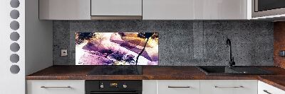 Panel antisalpicaduras Amapolas secas