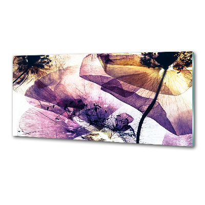 Panel antisalpicaduras Amapolas secas