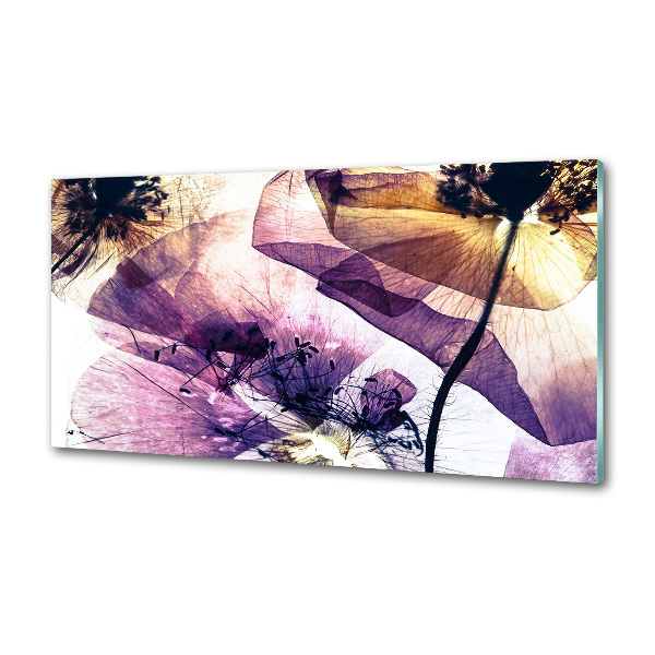 Panel antisalpicaduras Amapolas secas