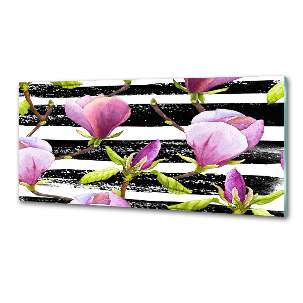 Panel de pared de cocina Magnolia rayada