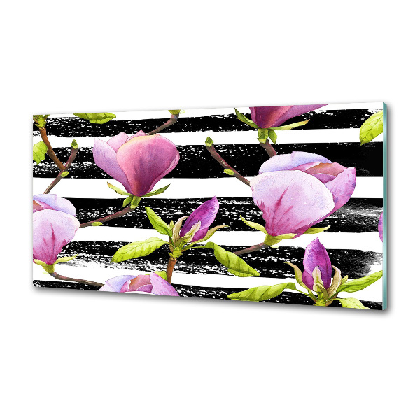 Panel de pared de cocina Magnolia rayada