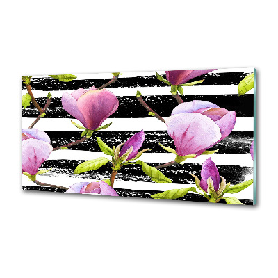 Panel de pared de cocina Magnolia rayada