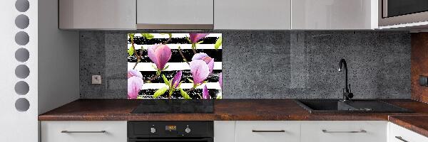 Panel de pared de cocina Magnolia rayada