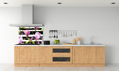 Panel de pared de cocina Magnolia rayada