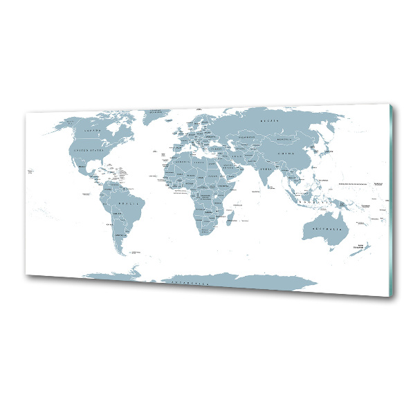 Salpicadero para cocina Mapa político