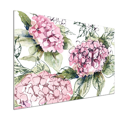 Panel antisalpicaduras Hortensia