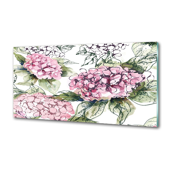 Panel antisalpicaduras Hortensia