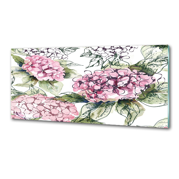 Panel antisalpicaduras Hortensia