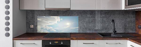 Salpicadero de cocina Nubes en el cielo