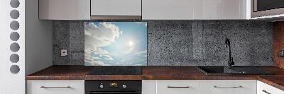 Salpicadero de cocina Nubes en el cielo