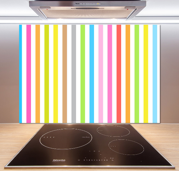 Salpicadero de cocina Rayas de colores