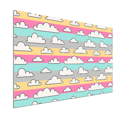 Panel antisalpicaduras Nubes