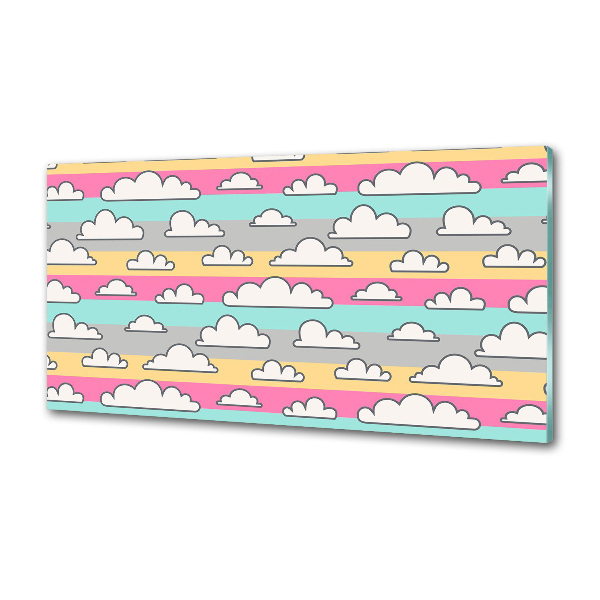 Panel antisalpicaduras Nubes