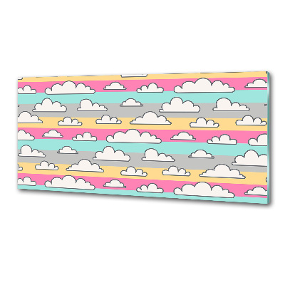 Panel antisalpicaduras Nubes