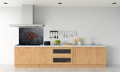 Panel antisalpicaduras Granos de café