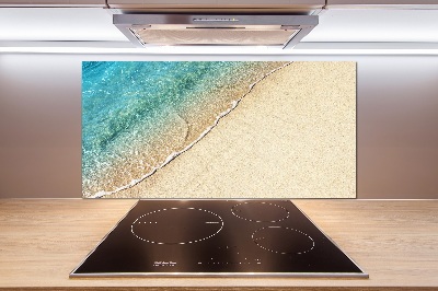 Panel de pared de cocina Una ola en la playa