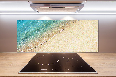 Panel de pared de cocina Una ola en la playa