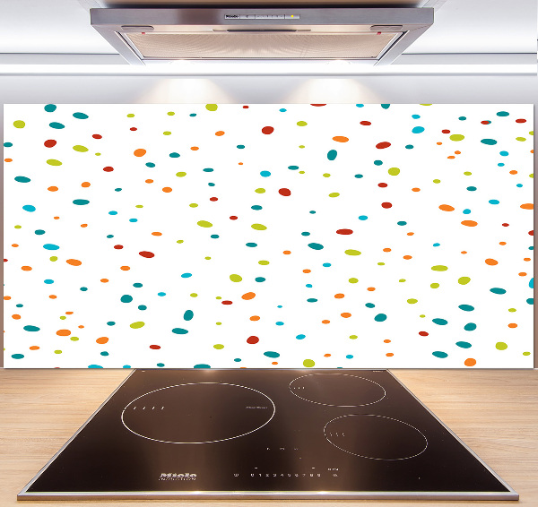 Panel para cocina Puntos de colores