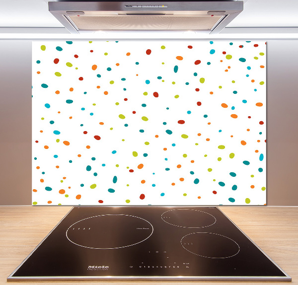 Panel para cocina Puntos de colores