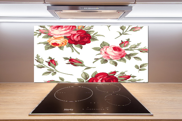 Panel para cocina Rosas