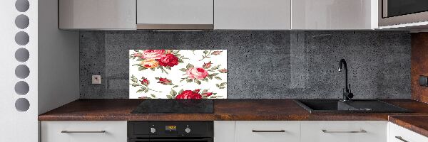Panel para cocina Rosas