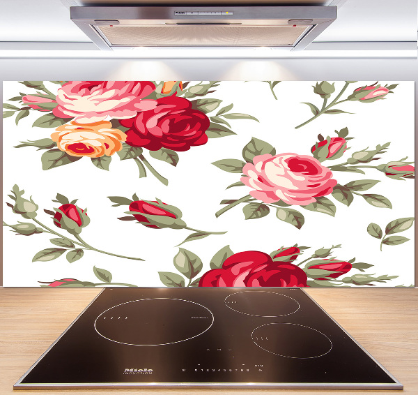 Panel para cocina Rosas