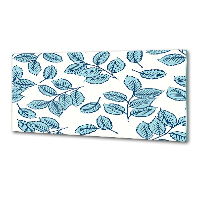 Panel szklany do kuchni Liście