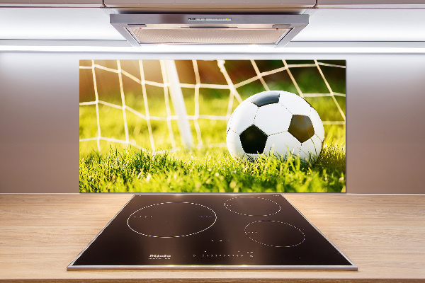 Panel para cocina El balón está en la portería.