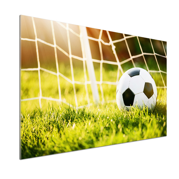 Panel para cocina El balón está en la portería.