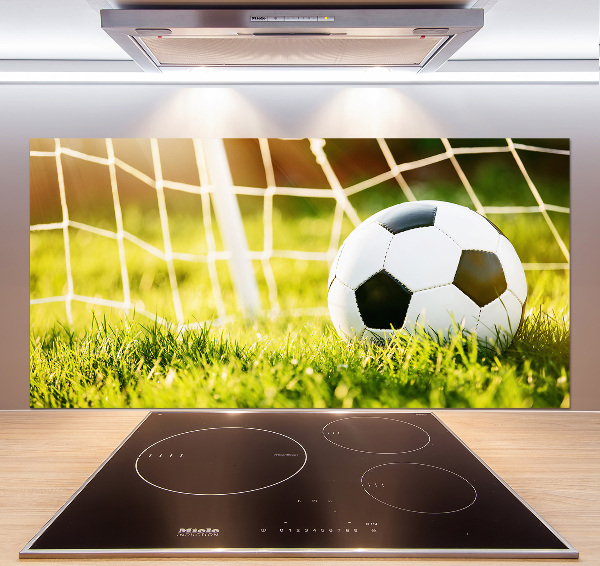 Panel para cocina El balón está en la portería.