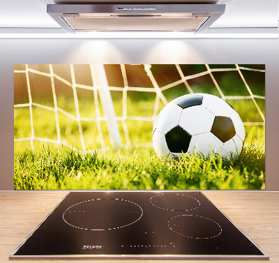 Panel para cocina El balón está en la portería.