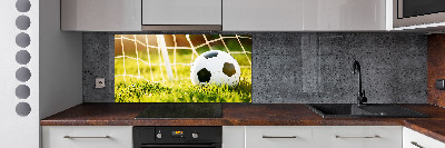 Panel para cocina El balón está en la portería.