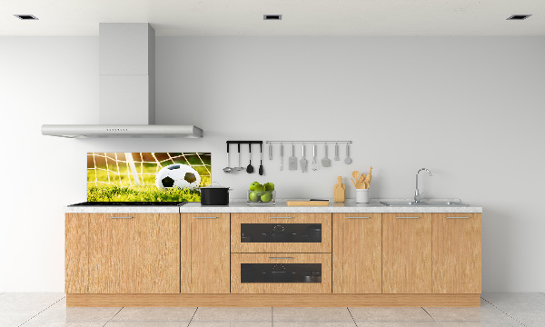 Panel para cocina El balón está en la portería.