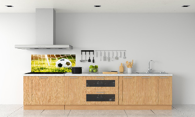 Panel para cocina El balón está en la portería.