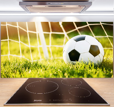 Panel para cocina El balón está en la portería.