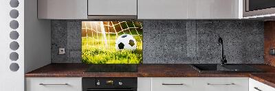 Panel para cocina El balón está en la portería.