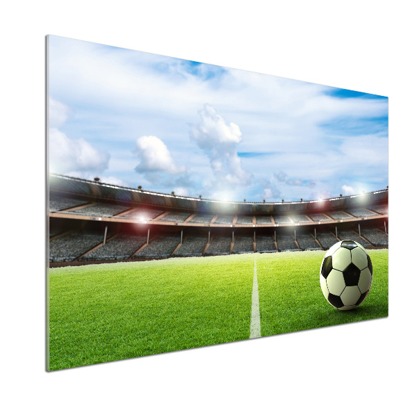 Panel do kuchni Piłka na murawie