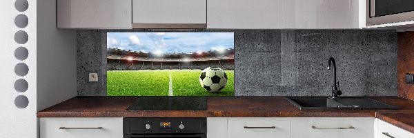 Panel do kuchni Piłka na murawie