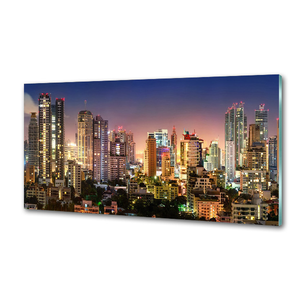 Panel dekor szkło Bangkok nocą