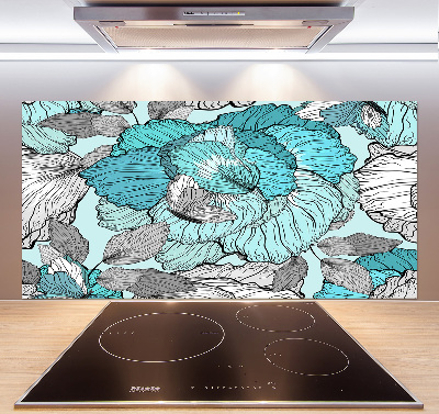 Panel de pared de cocina Patrón floral