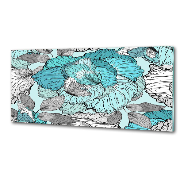 Panel do kuchni Kwiecisty wzór