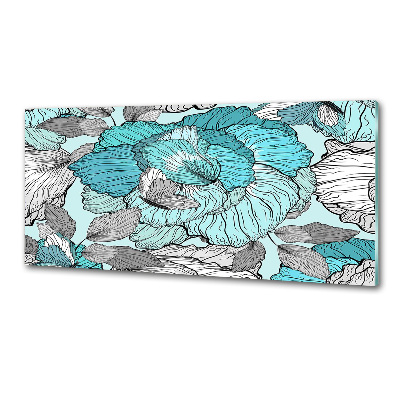 Panel de pared de cocina Patrón floral