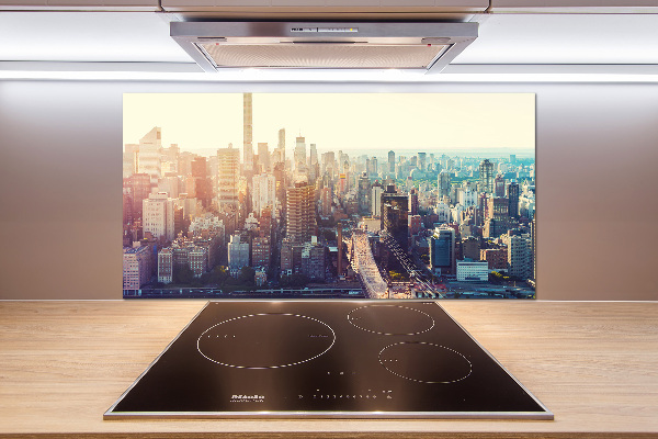 Panel lacobel Nowy Jork lot ptaka