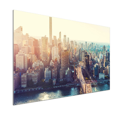 Panel antisalpicaduras Vista aérea de Nueva York